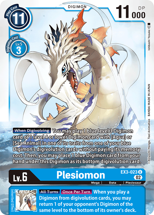 Plesiomon - Draconic Roar - Uncommon - EX3-023 U