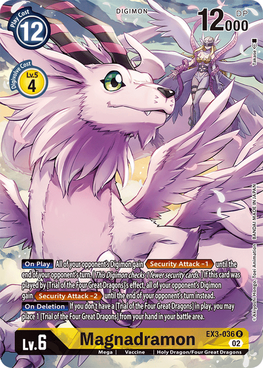 Magnadramon (Alternate Art) - Draconic Roar - Rare - EX3-036 R