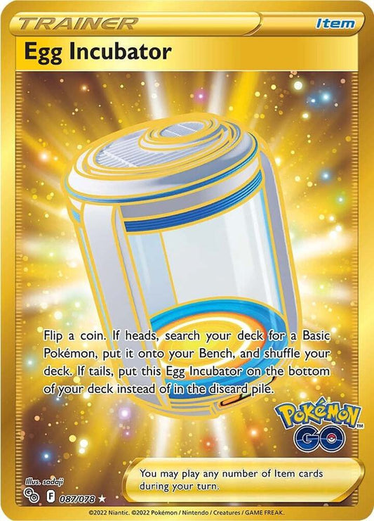 Egg Incubator (Secret) - Pokemon GO - Secret Rare - 087/078