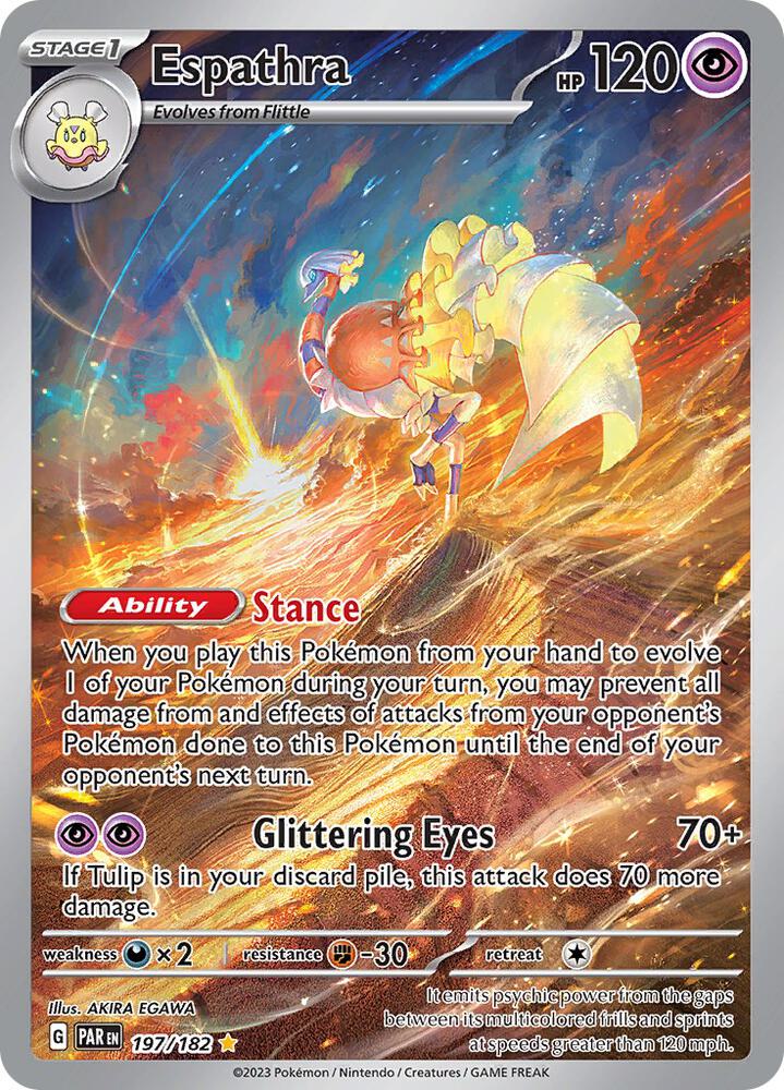 Espathra - 197/182 - SV04: Paradox Rift - Illustration Rare - 197/182