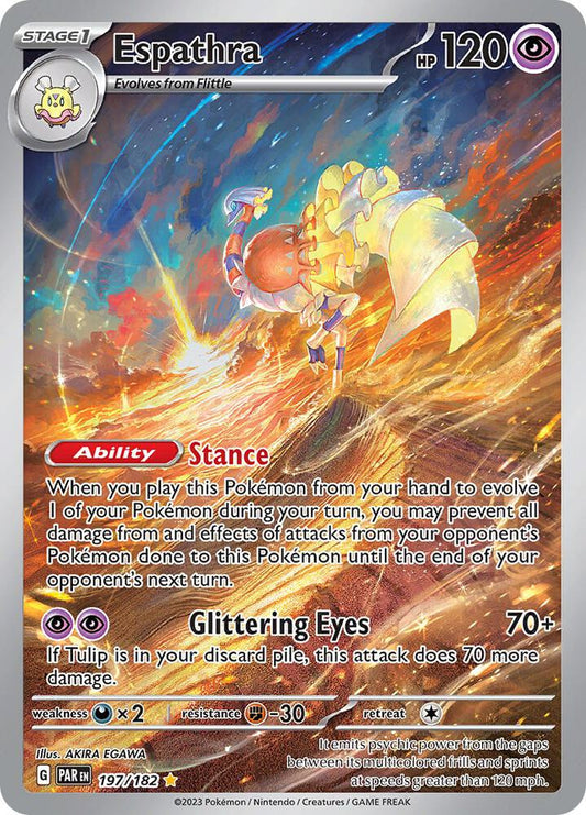 Espathra - 197/182 - SV04: Paradox Rift - Illustration Rare - 197/182