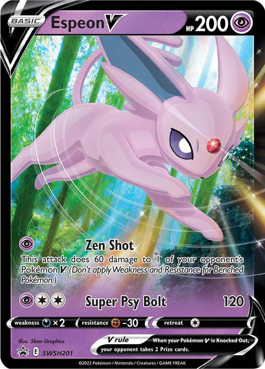 Espeon V - SWSH201 - SWSH: Sword & Shield Promo Cards - Promo - SWSH201