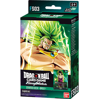 Dragon Ball Card Game Fusion World STARTER DECK -BROLY- [FS03]