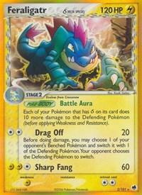 Feraligatr (Delta Species) - Dragon Frontiers - Holo Rare - 2/101