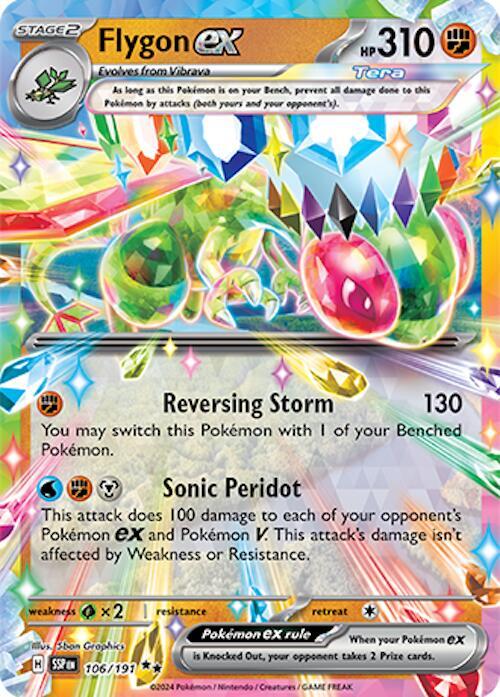 Flygon ex - 106/191 - SV08: Surging Sparks - Double Rare - 106/191