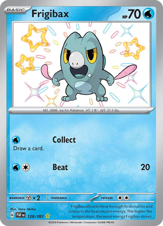 Frigibax - 128/091 - SV: Paldean Fates - Shiny Rare - 128/091