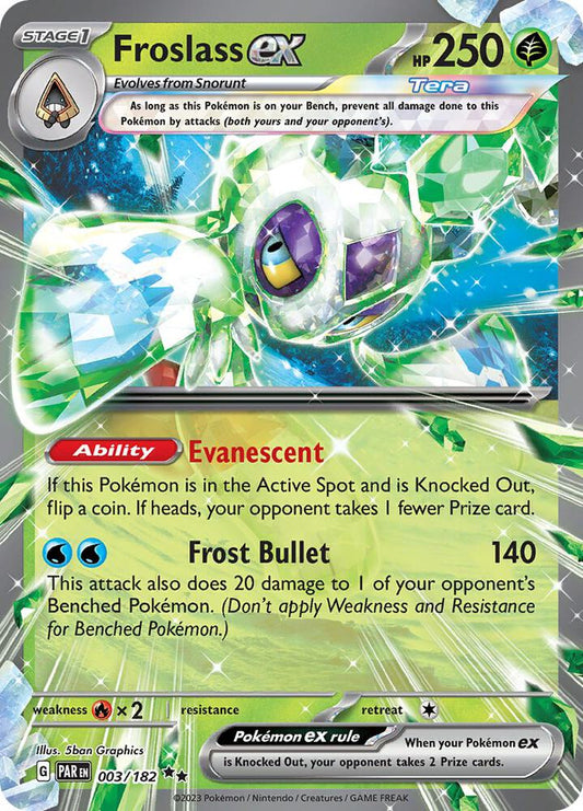 Froslass ex - 003/182 - SV04: Paradox Rift - Double Rare - 003/182