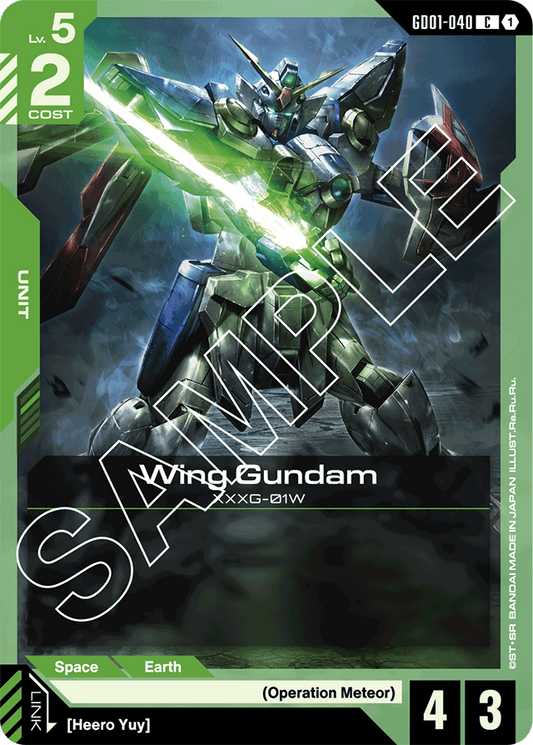 Wing Gundam (GD01-040) - Newtype Rising - Common - GD01-040