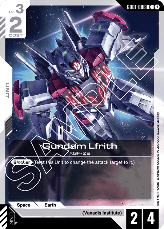Gundam Lfrith - Newtype Rising - Common - GD01-086