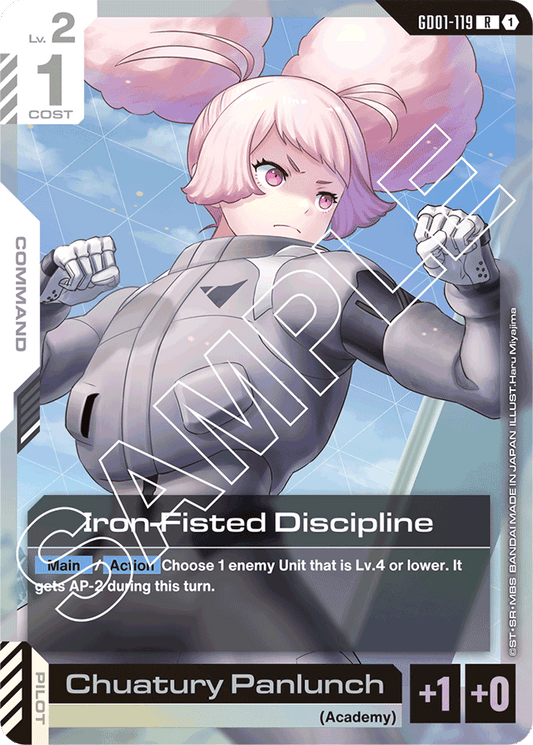 Iron-Fisted Discipline - Newtype Rising - Rare - GD01-119