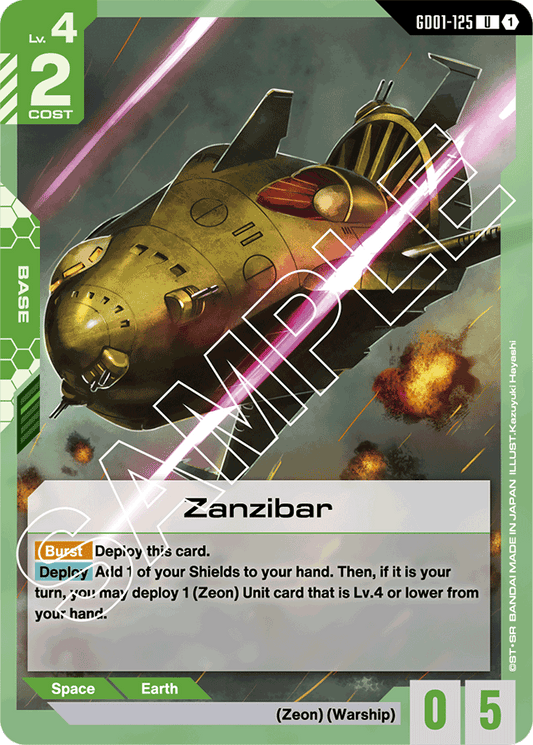Zanzibar - Newtype Rising - Uncommon - GD01-125