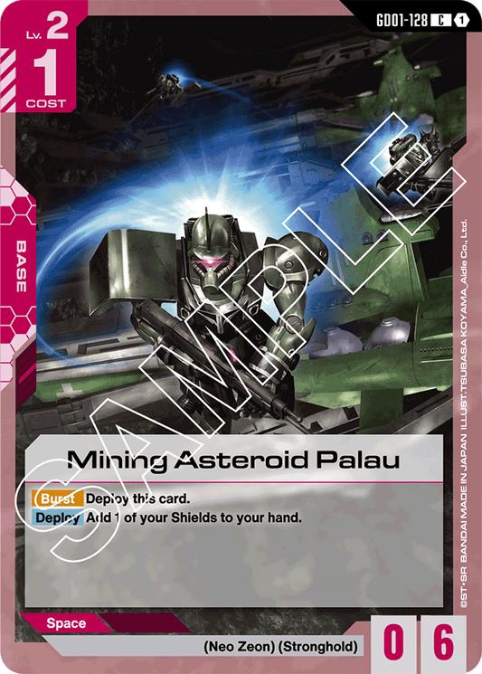 Mining Asteroid Palau - Newtype Rising - Common - GD01-128