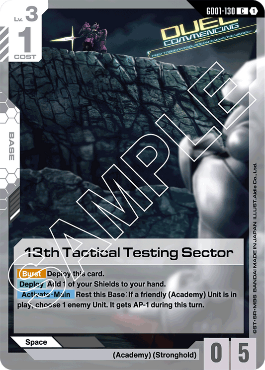 13th Tactical Testing Sector - Newtype Rising - Common - GD01-130