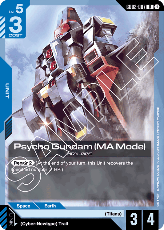 Psycho Gundam (MA Mode) - Dual Impact - Uncommon - GD02-007