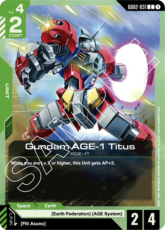 Gundam AGE-1 Titus - Dual Impact - Common - GD02-031