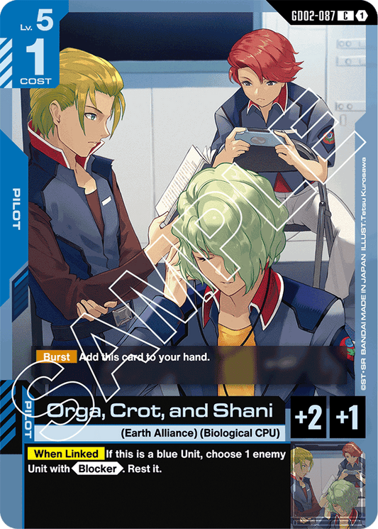 Orga, Crot, and Shani - Dual Impact - Common - GD02-087