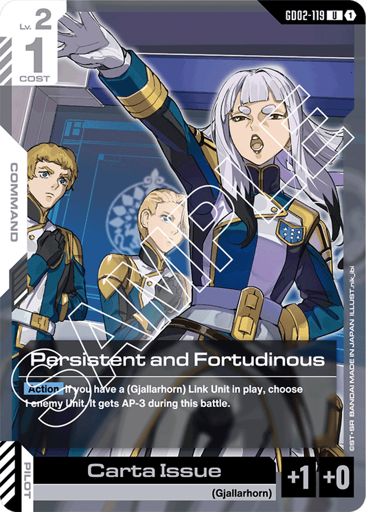 Persistent and Fortudinous - Dual Impact - Uncommon - GD02-119