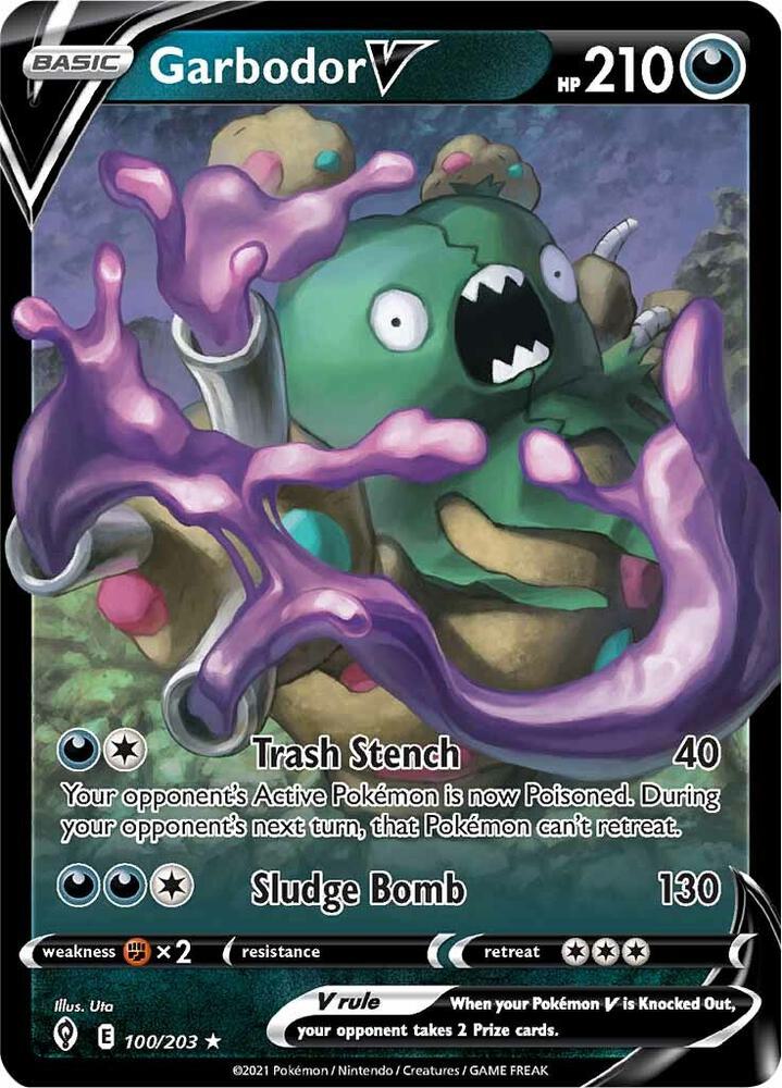 Garbodor V - SWSH07: Evolving Skies - Ultra Rare - 100/203