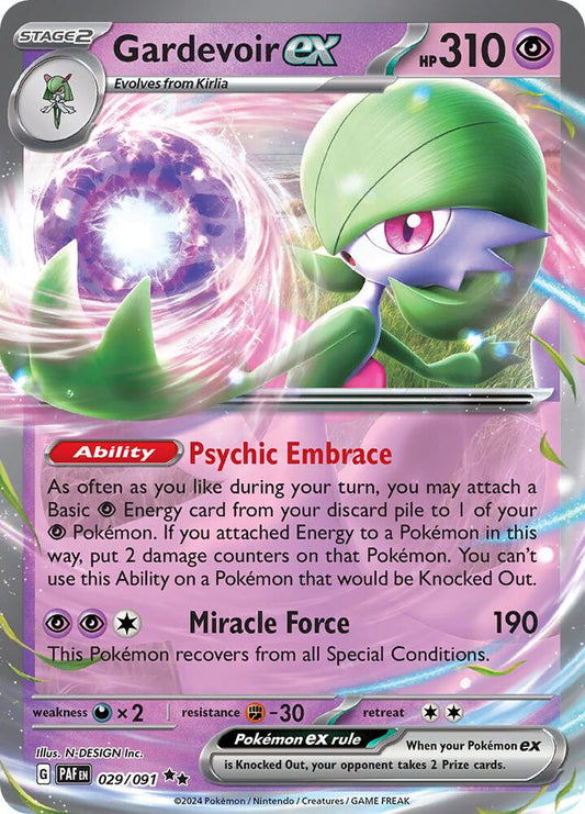 Gardevoir ex - 029/091 - SV: Paldean Fates - Double Rare - 029/091