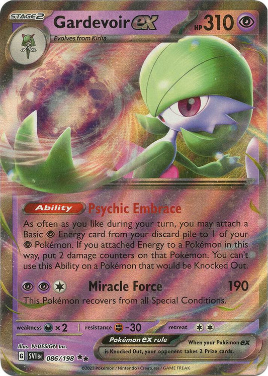Gardevoir ex - 086/198 - SV01: Scarlet & Violet Base Set - Double Rare - 086/198