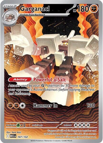 Garganacl - 147/132 - ME01: Mega Evolution - Illustration Rare - 147/132