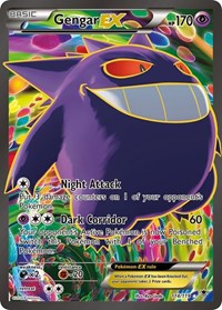 Gengar EX (114 Full Art) - XY - Phantom Forces - Ultra Rare - 114/119