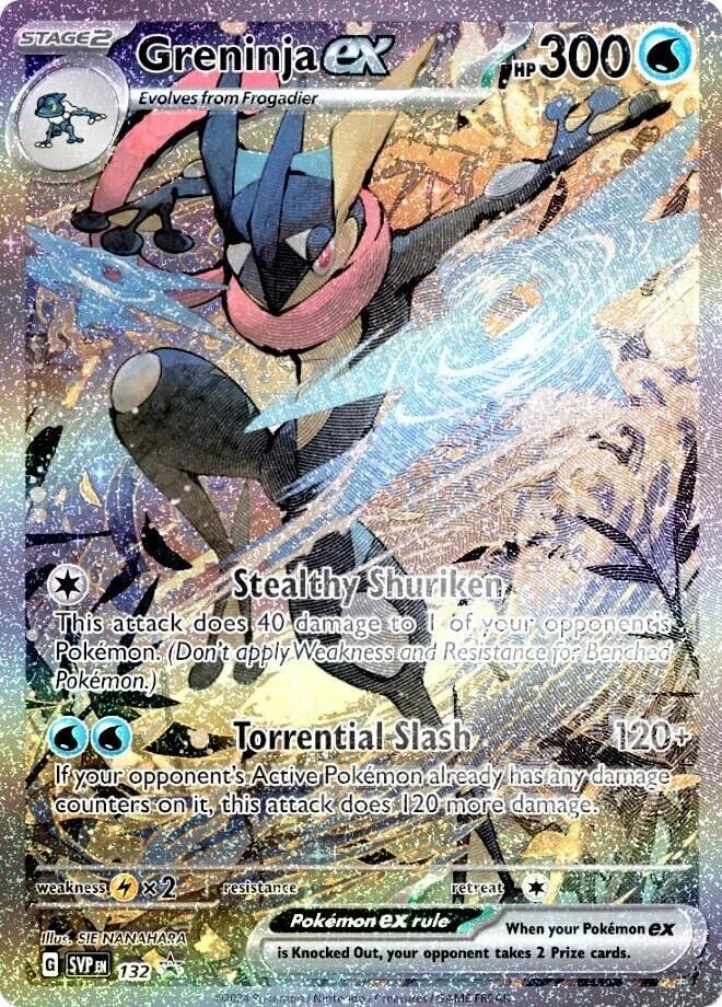 Greninja ex - 132 - SV: Scarlet & Violet Promo Cards - Promo - 132