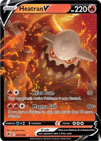 Heatran V - SWSH10: Astral Radiance - Ultra Rare - 025/189