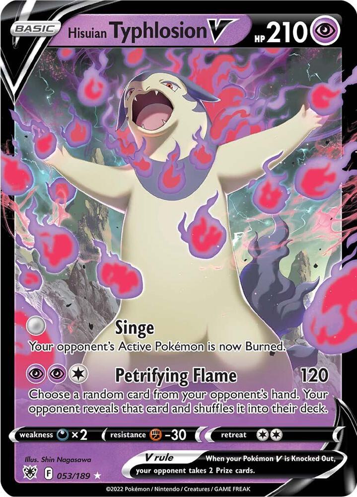 Hisuian Typhlosion V - SWSH10: Astral Radiance - Ultra Rare - 053/189
