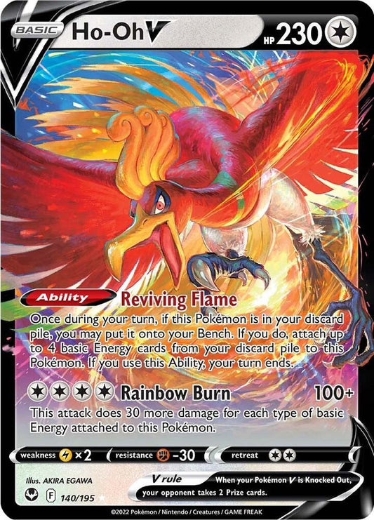 Ho-Oh V - SWSH12: Silver Tempest - Ultra Rare - 140/195