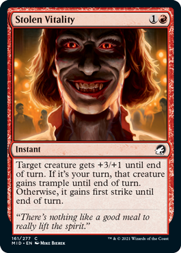Stolen Vitality - Innistrad: Midnight Hunt - C - 161