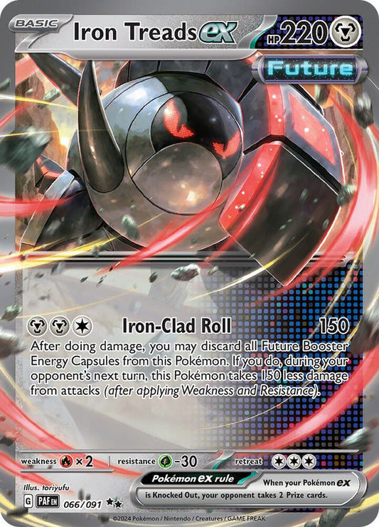 Iron Treads ex - SV: Paldean Fates - Double Rare - 066/091