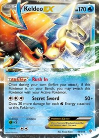 Keldeo EX - Boundaries Crossed - Ultra Rare - 49/149