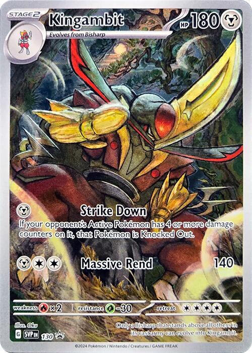 Kingambit - 130 - SV: Scarlet & Violet Promo Cards - Promo - 130