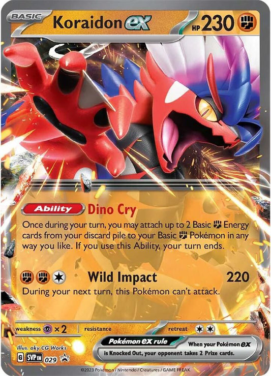 Koraidon ex - 029 - SV: Scarlet & Violet Promo Cards - Promo - 29