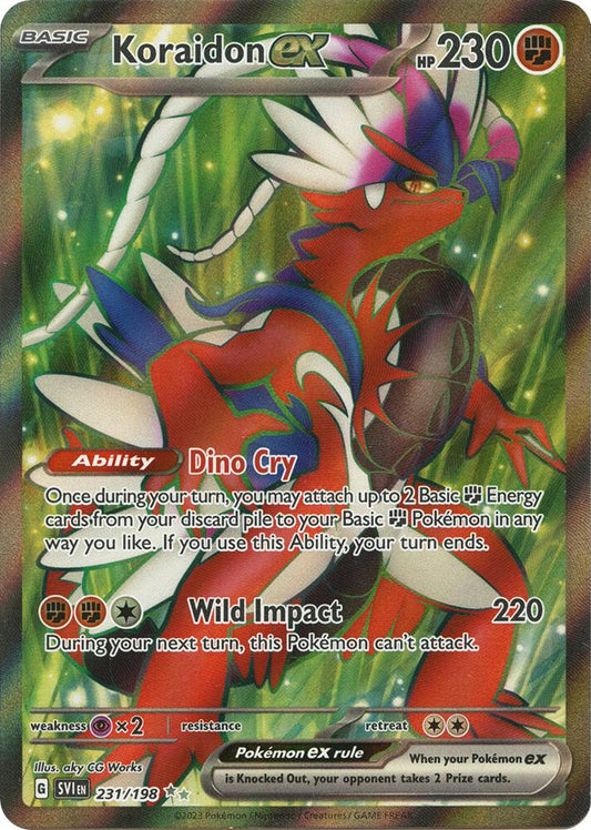 Koraidon ex - 231/198 - SV01: Scarlet & Violet Base Set - Ultra Rare - 231/198