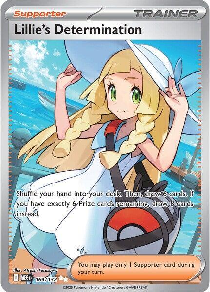 Lillie's Determination - 169/132 - ME01: Mega Evolution - Ultra Rare - 169/132