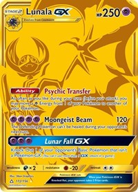 Lunala GX (Secret Rare) - SM - Ultra Prism - Secret Rare - 172/156