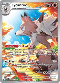 Lycanroc - 166/159 - SV09: Journey Together - Illustration Rare - 166/159