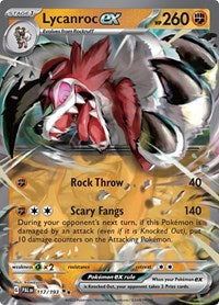 Lycanroc ex - SV02: Paldea Evolved - Double Rare - 117/193