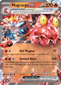 Magcargo ex - 029/167 - SV06: Twilight Masquerade - Double Rare - 029/167