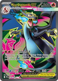 Mega Charizard X ex - 109/094 - ME02: Phantasmal Flames - Ultra Rare - 109/094