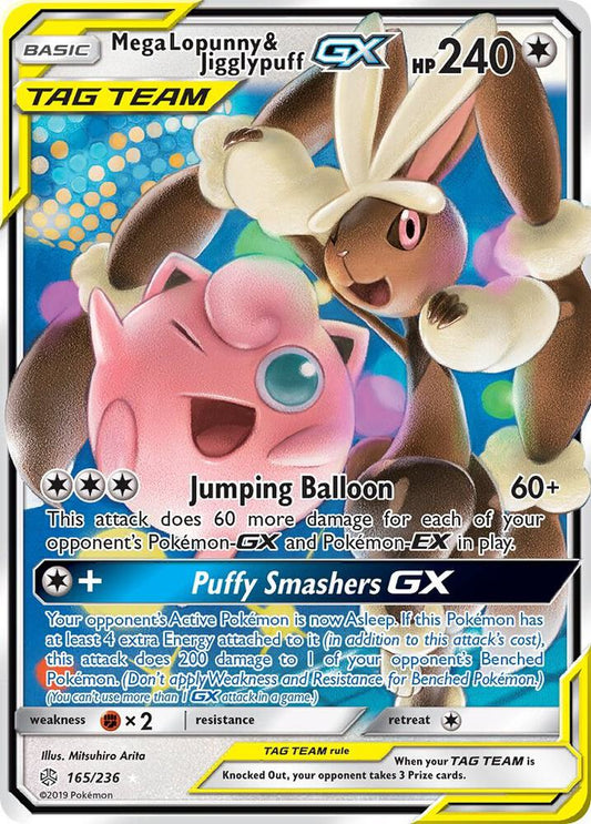 Mega Lopunny & Jigglypuff GX - SM - Cosmic Eclipse - Ultra Rare - 165/236