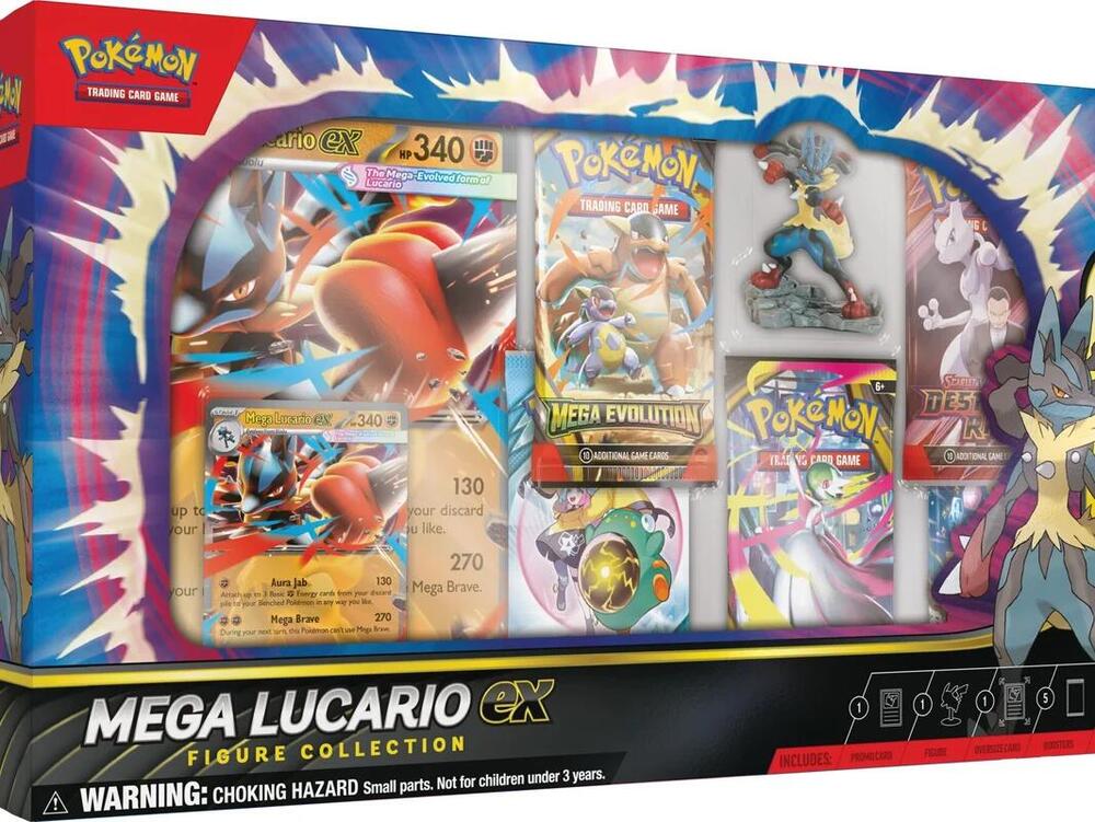 Mega Lucario ex Premium Figure Collection Español - Spanish