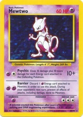 Mewtwo - Base Set - Holo Rare - 010/102