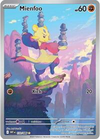Mienfoo - 133/086 - SV: White Flare - Illustration Rare - 133/086