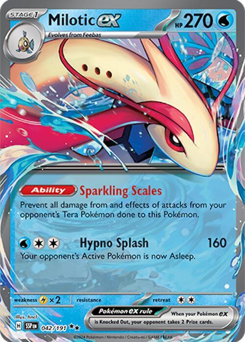 Milotic ex - 042/191 - SV08: Surging Sparks - Double Rare - 042/191