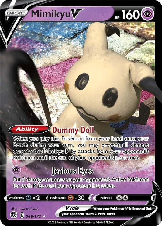Mimikyu V - SWSH09: Brilliant Stars - Ultra Rare - 068/172