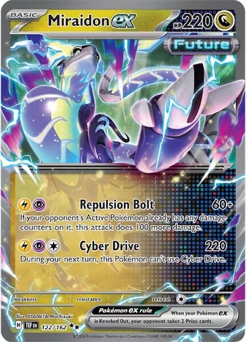 Miraidon ex - SV05: Temporal Forces - Double Rare - 122/162