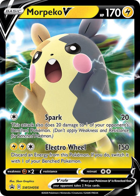 Morpeko V - SWSH056 - SWSH: Sword & Shield Promo Cards - Promo - SWSH056